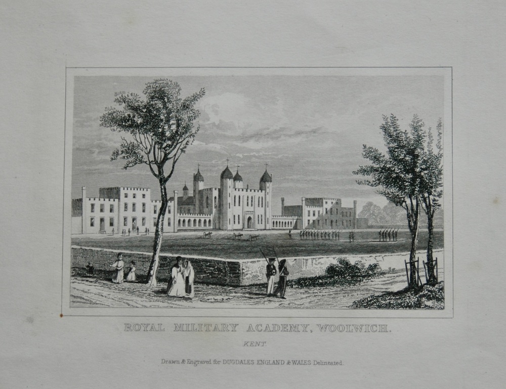 Royal Military Academy, Woolwich. Kent.  1845.