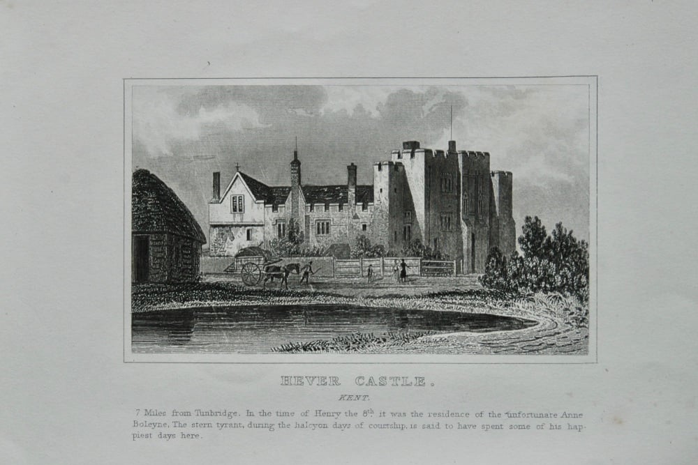 Hever Castle. Kent.  1845.