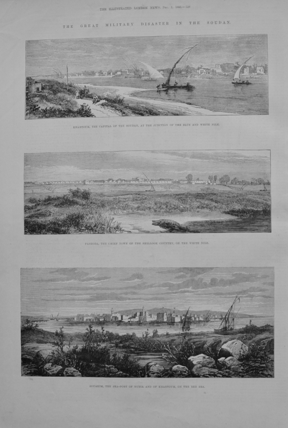 Great Military Disaster in the Sudan - 1883