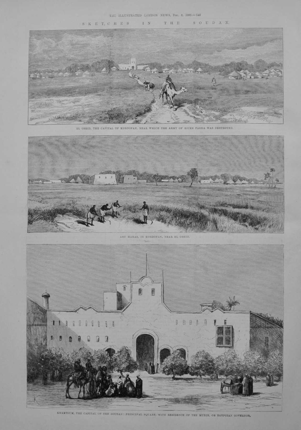 Sketches in the Sudan - 1883