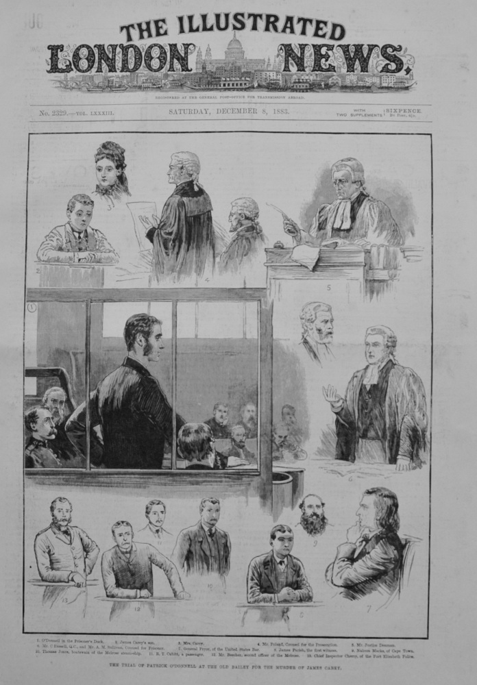Trial of Patrick O'Donnell - 1883