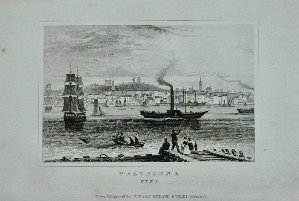 Gravesend. Kent.  1845.