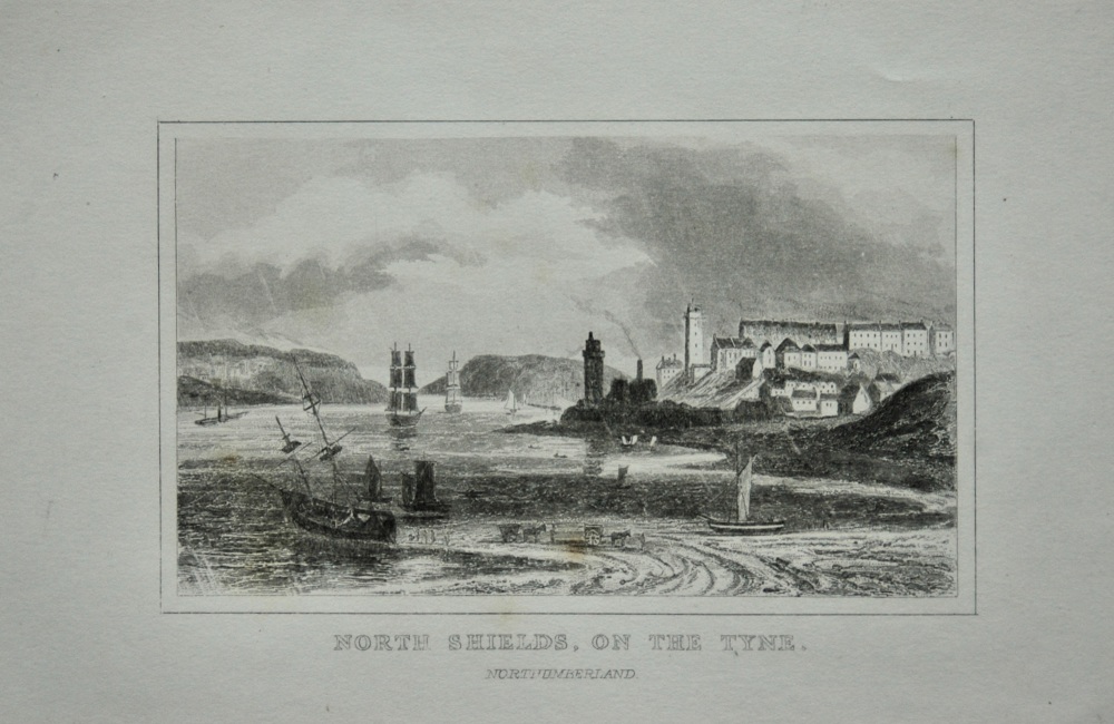 North Shields. On the Tyne. Northumberland.  1845.
