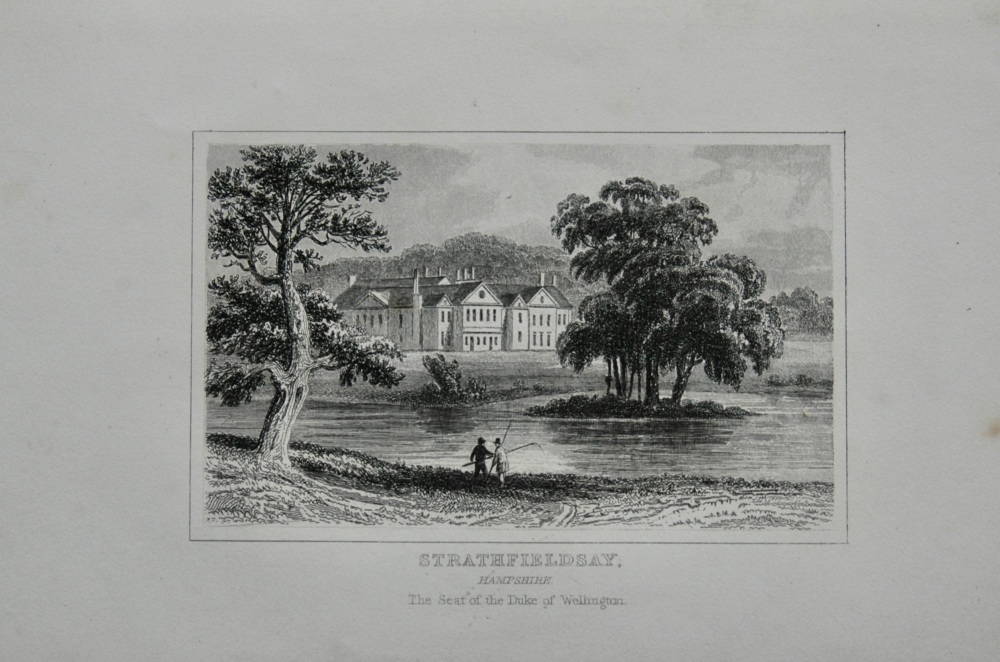 Strathfieldsay. Hampshire.  (The Seat of the Duke of Wellington). 1845.