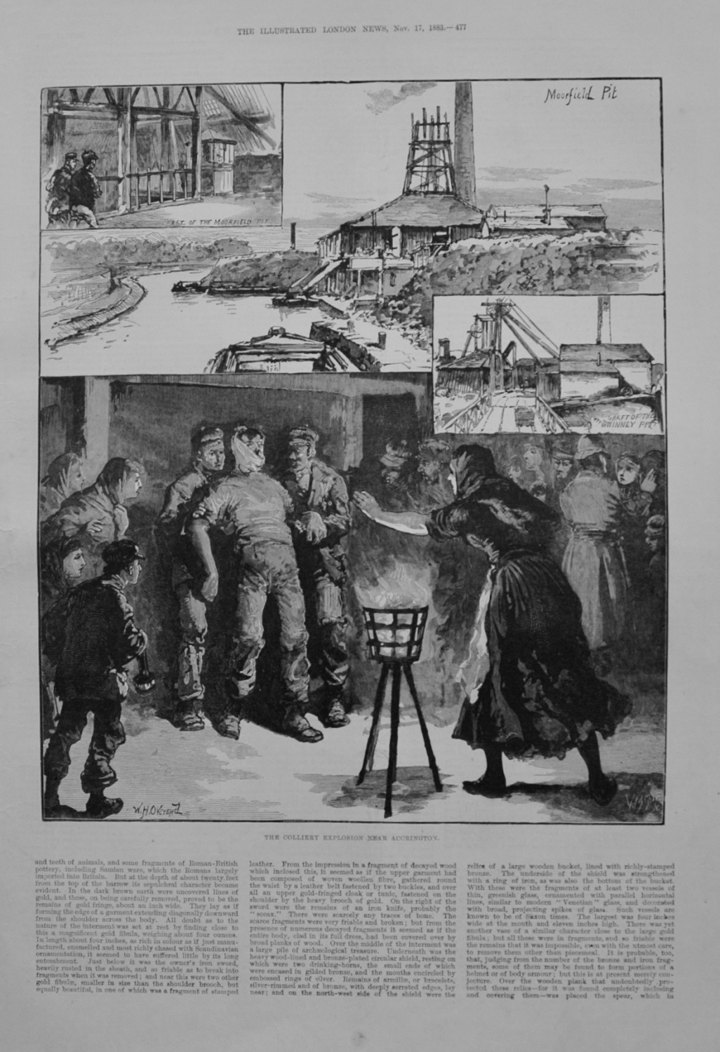 Accrington Colliery Explosion - 1883