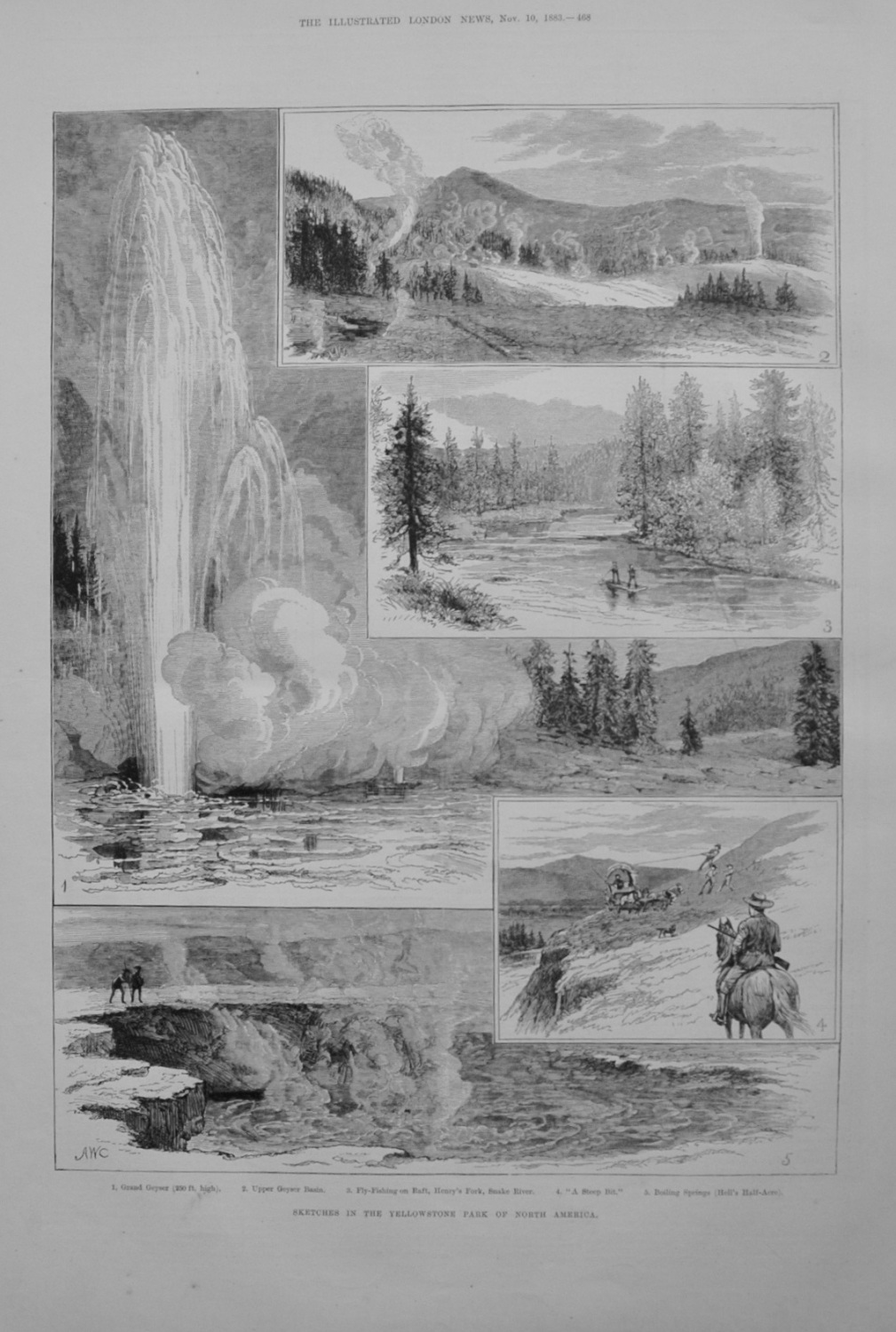 Yellowstone Park - 1883