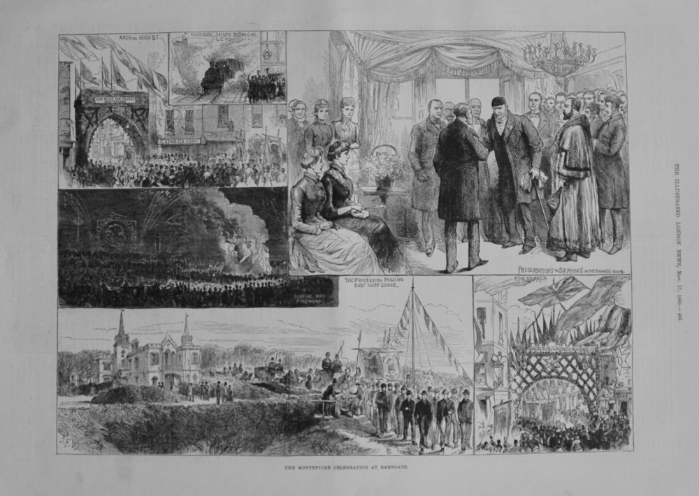 Montefiore Celebration at Ramsgate - 1883
