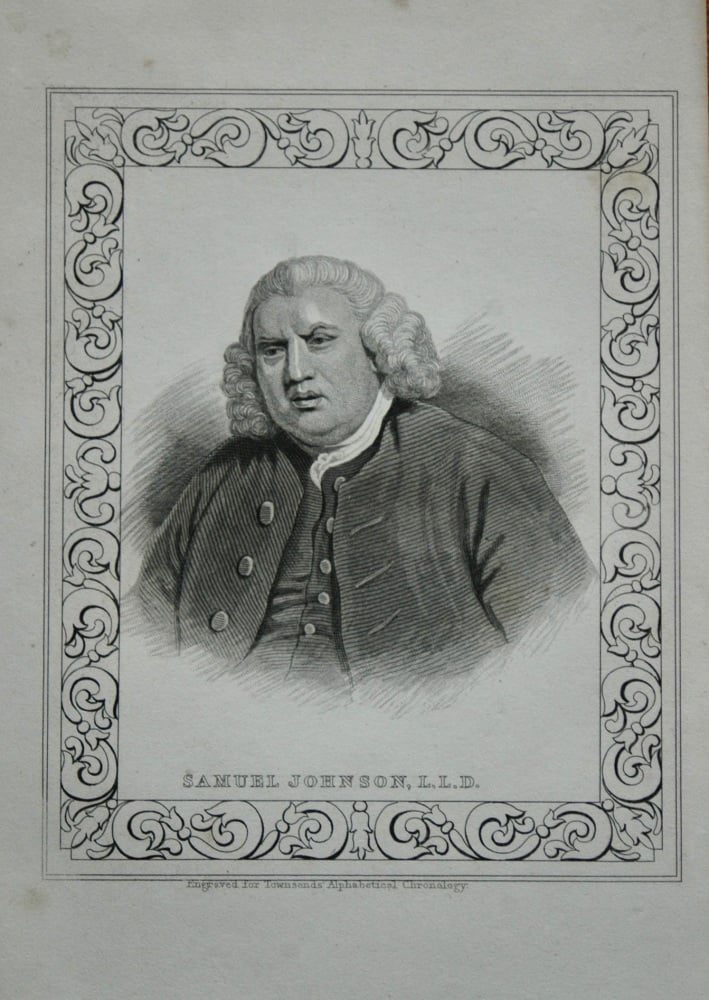 Samuel Johnson,, L.L.D.  1845.