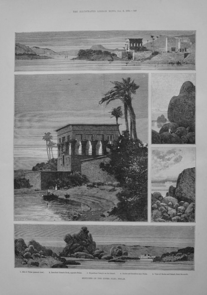 The Upper Nile: Philae - 1883