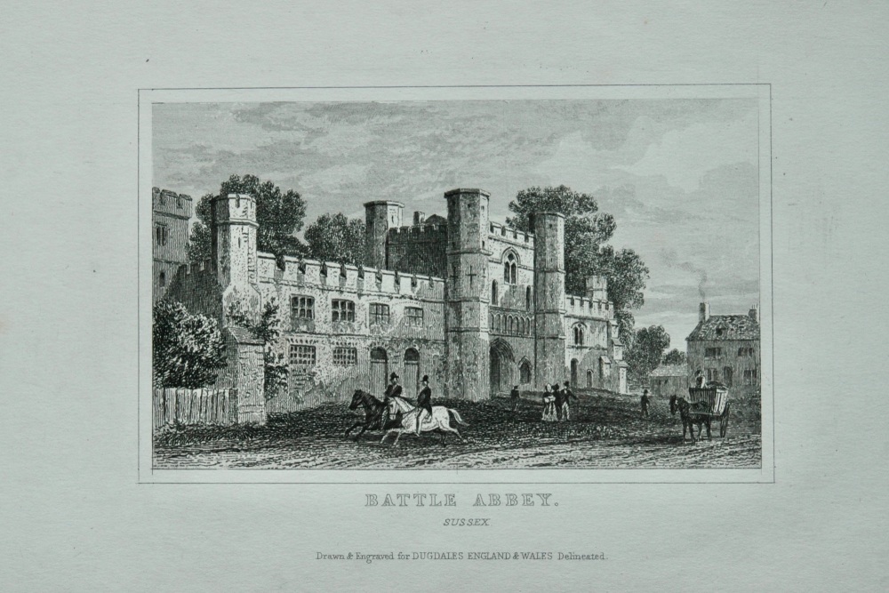 Battle Abbey. Sussex.  1845.