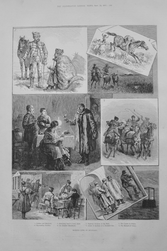 "Robber Life in Hungary" - 1883
