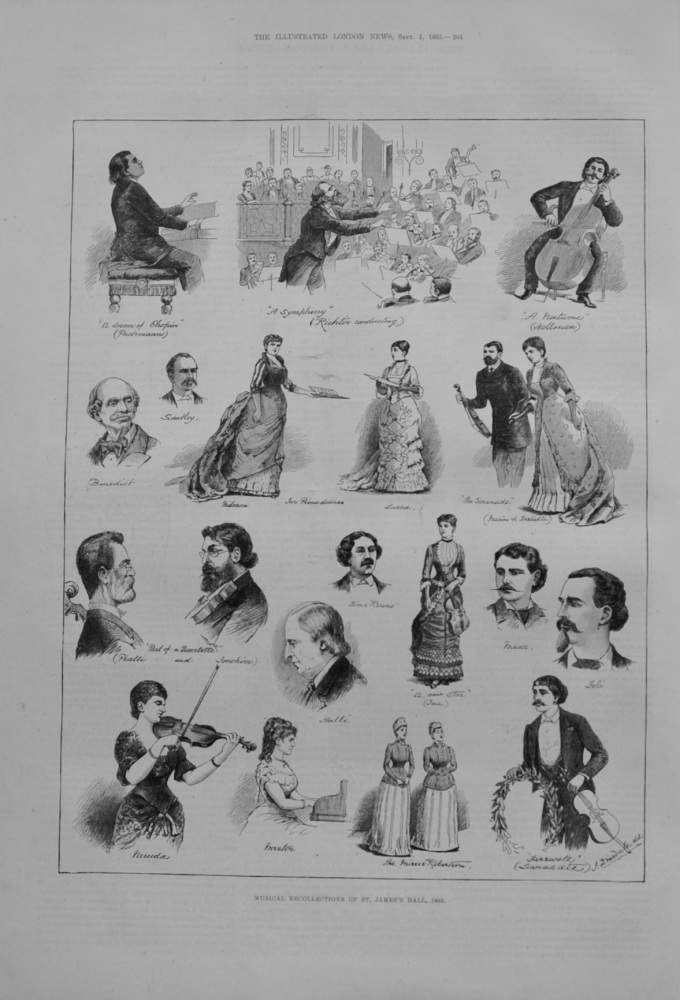 "Musical Recollections" - 1883