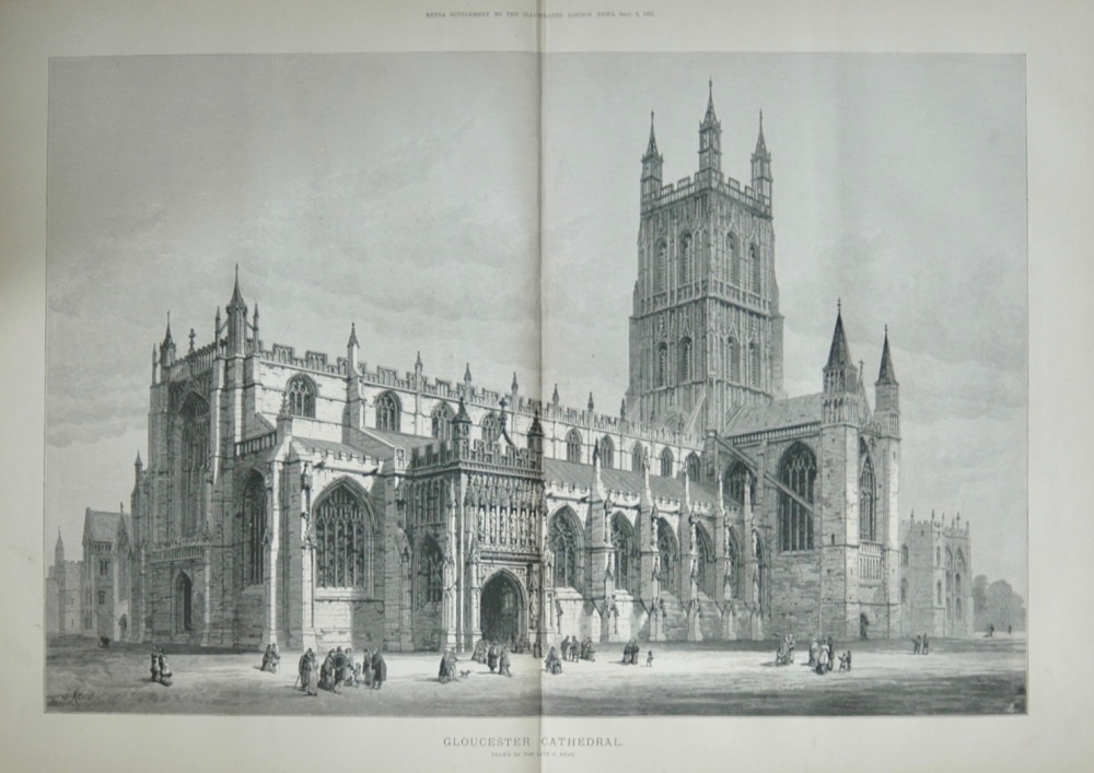 "Gloucester Cathedral" - 1883