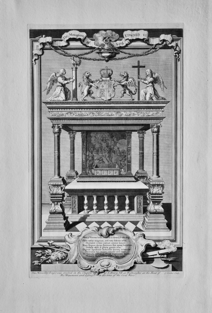 Monument of King Edward VI.  1736.