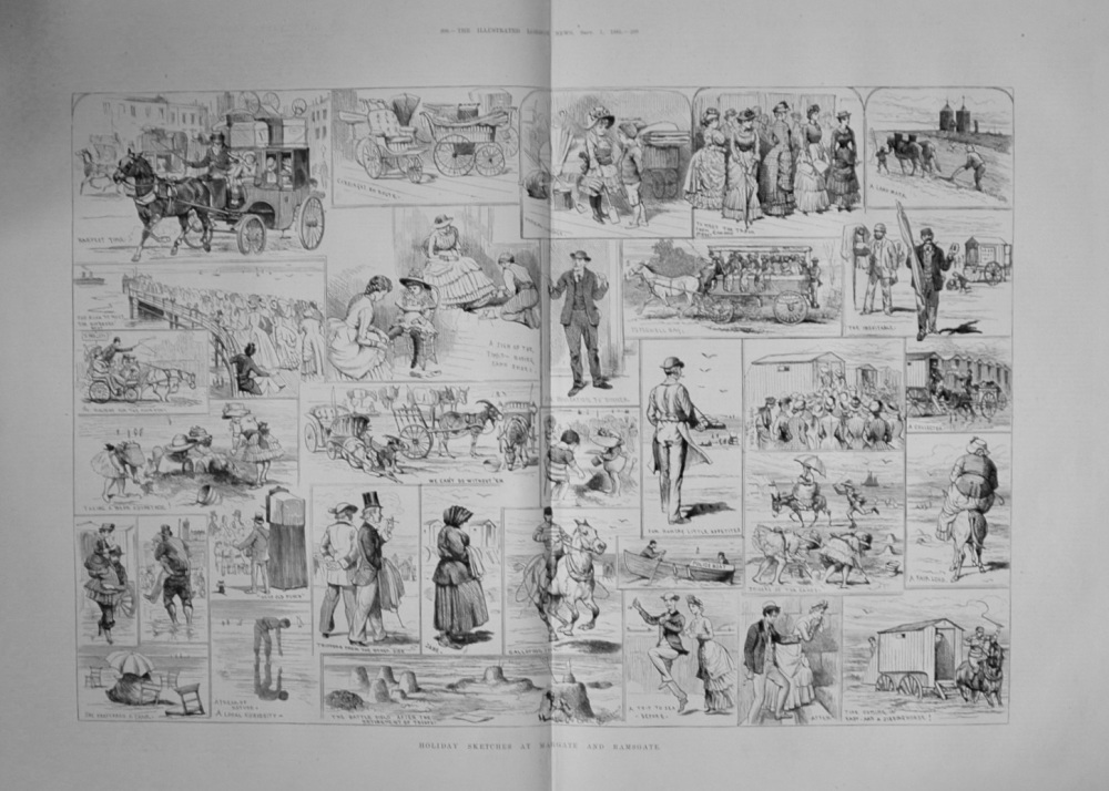 Holidays at Margate and Ramsgate - 1883
