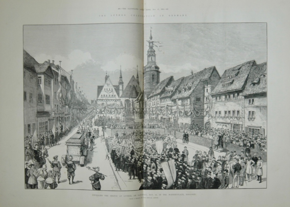 Luther Celebration In Germany - 1883