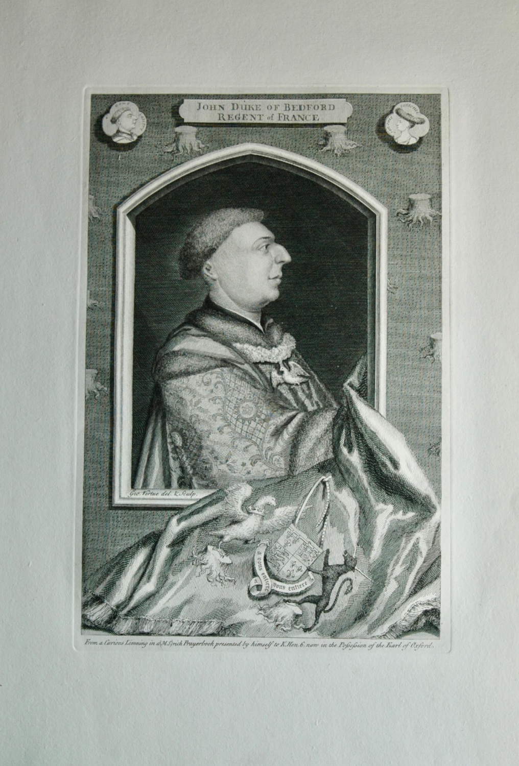 John Duke of Bedford, Regent of France.  1736.