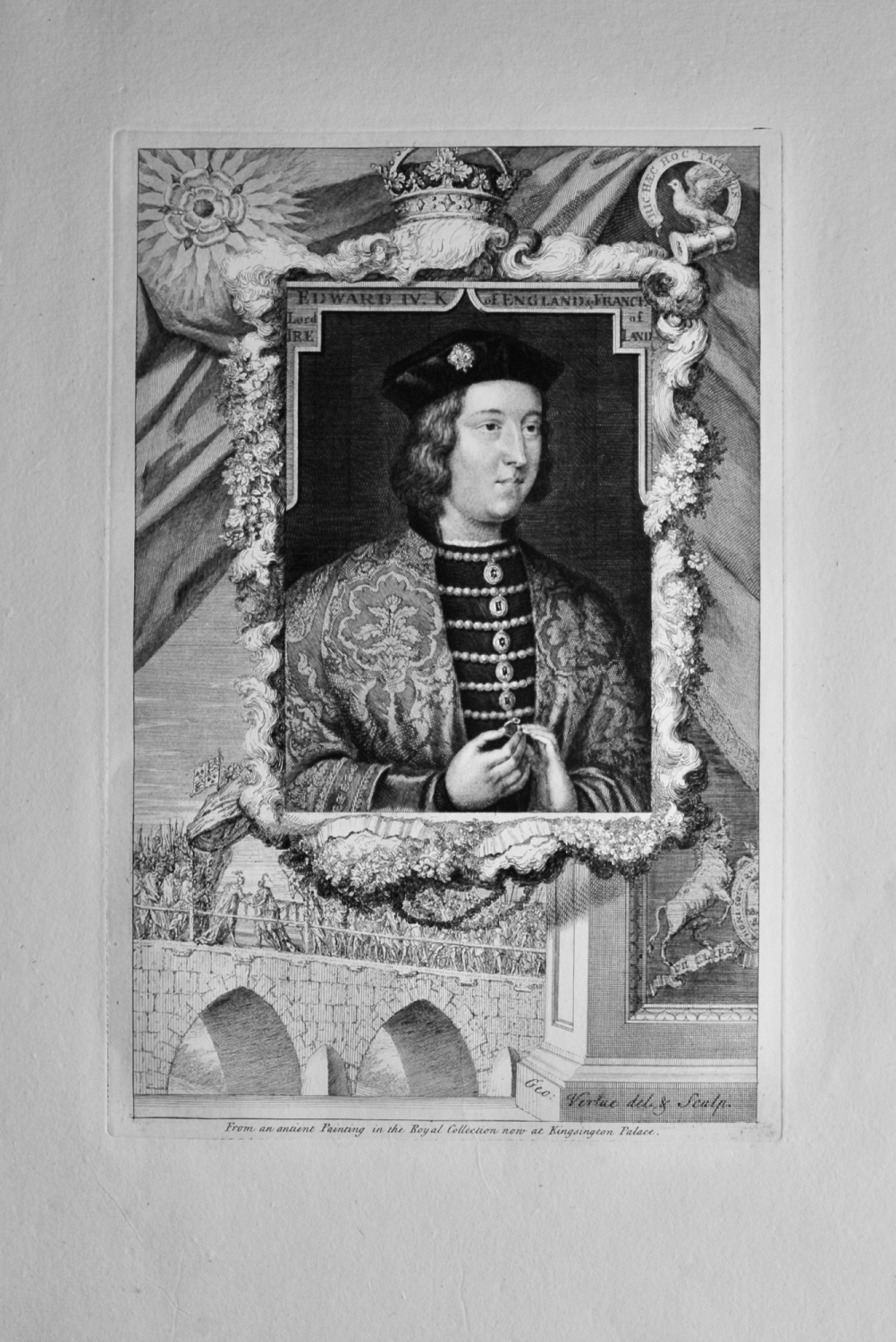 Edward IV. King of England & France, Lord of Ireland.  1736.