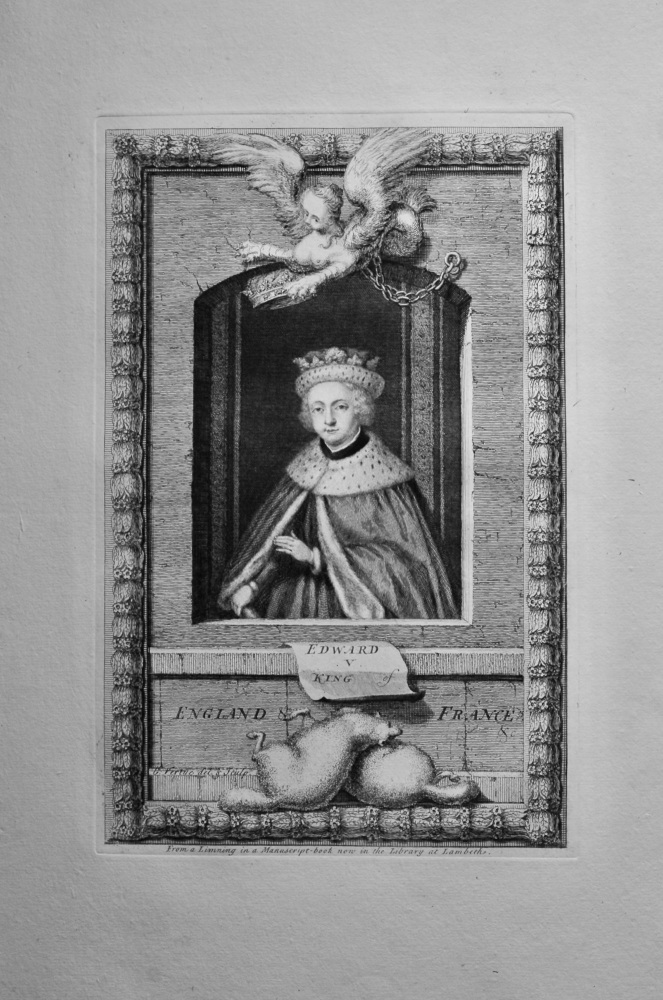 Edward V.  King of England & France.  1736.
