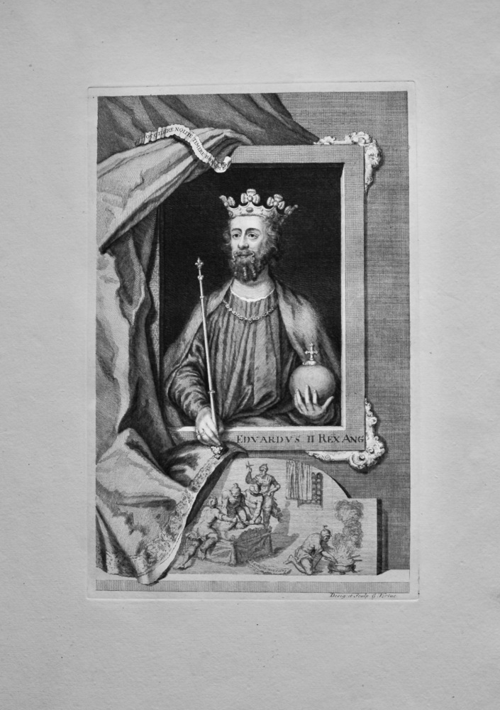 Edvardvs  II. Rex  Ang.  (King Edward II)  1736.