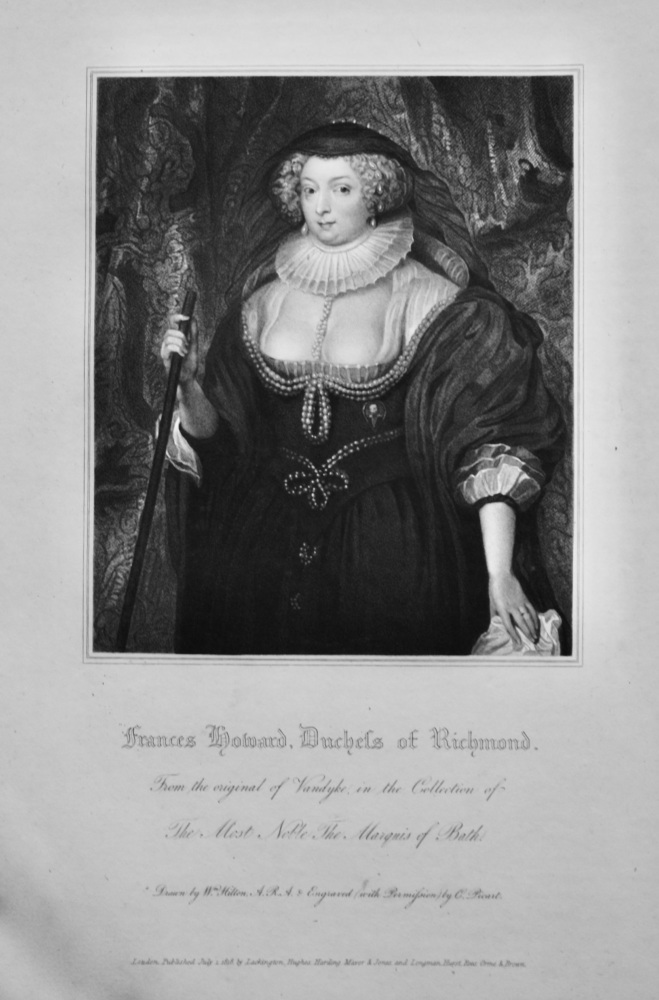 Frances Howard, Duchess of Richmond.  1821.