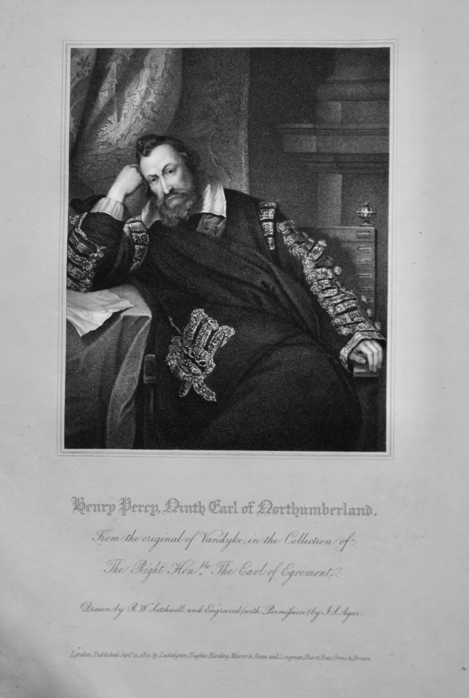 Henry Perry, Ninth Earl of Northumberland.  1821.
