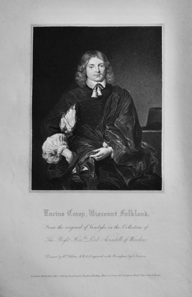 Lucius Carey, Viscount Falkland.  1821.