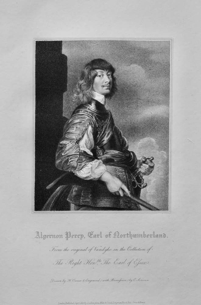 Algernon Perry, Earl of Northumberland.  1821.