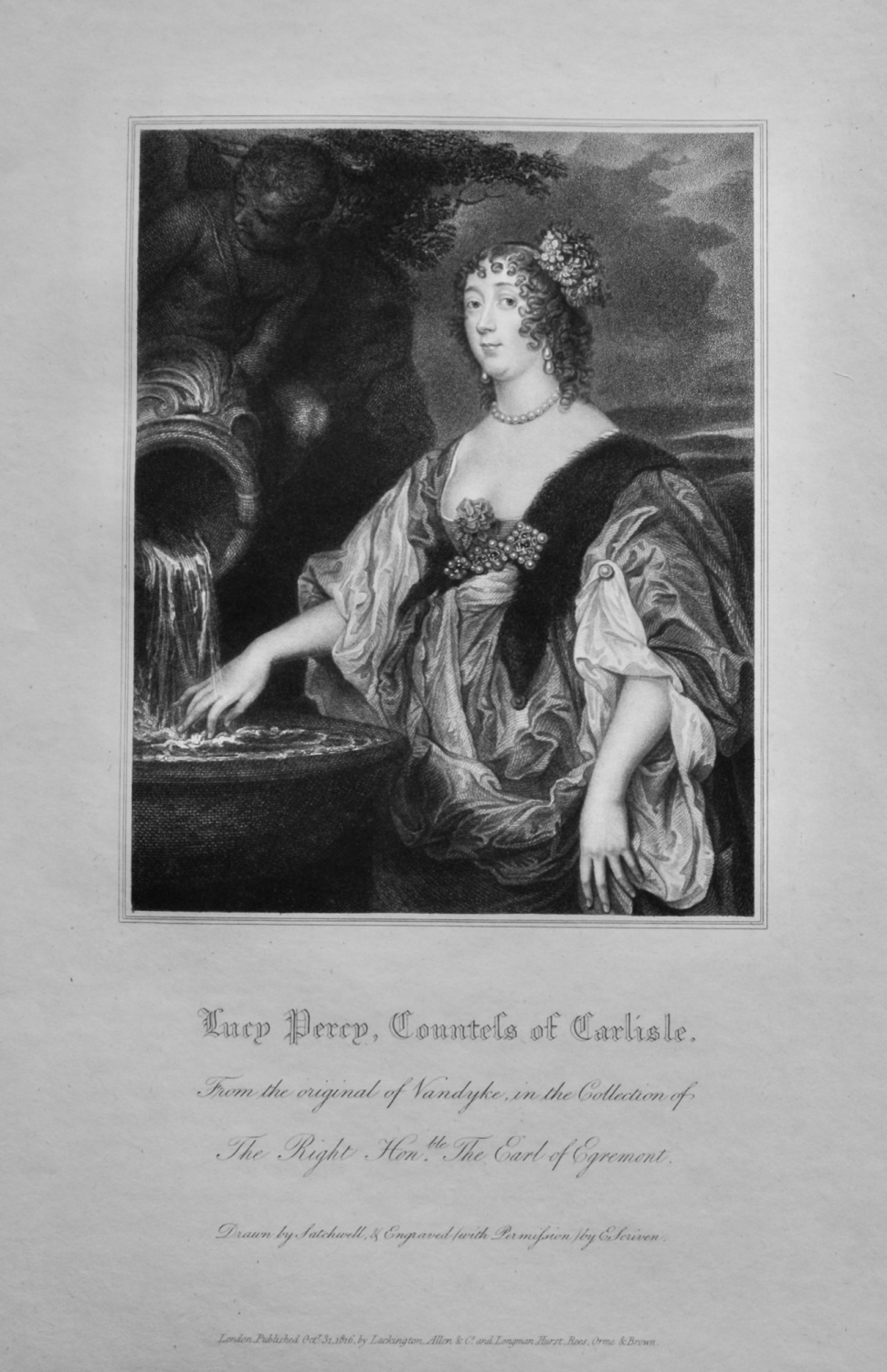 Lucy Perry, Countess of Carlisle.   1821.