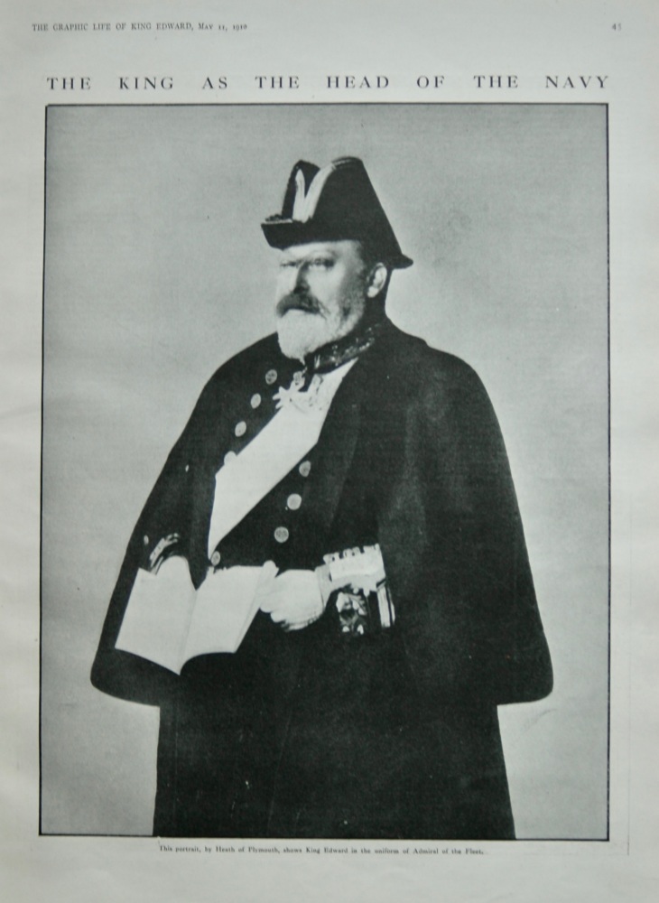 The King as the Head of the Navy.  (King Edward VII.)