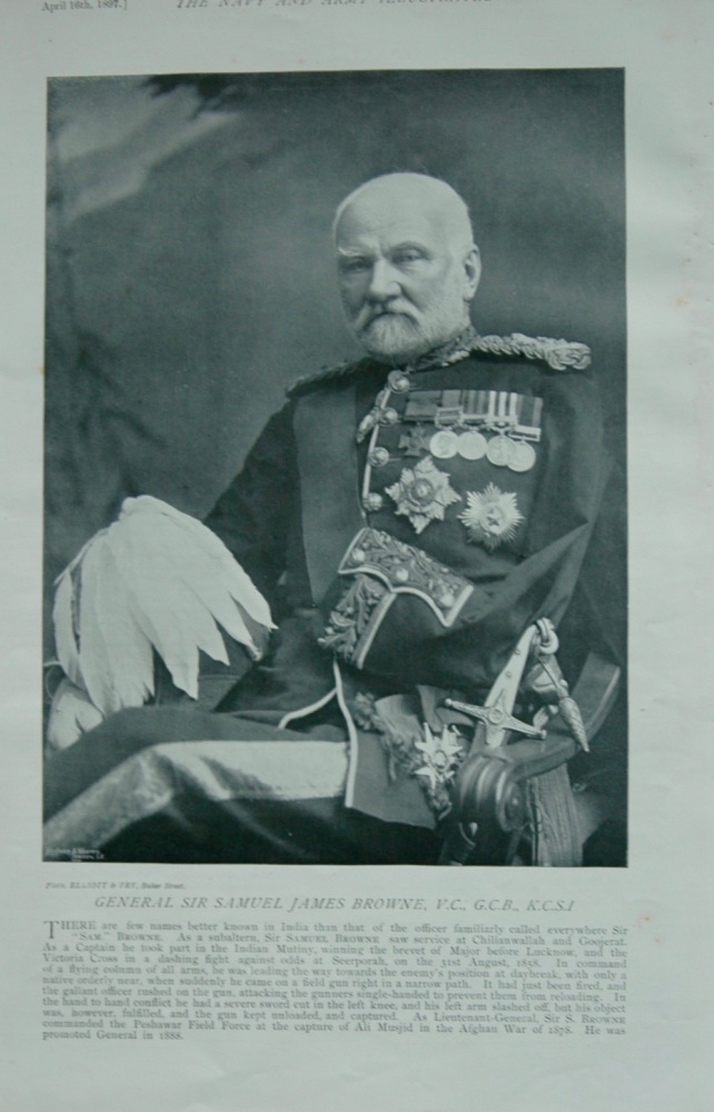 General Sir Samuel James Browne. - 1897