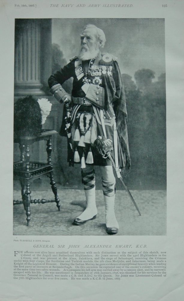 General Sir John Alexander Ewart, K.C.B. - 1897