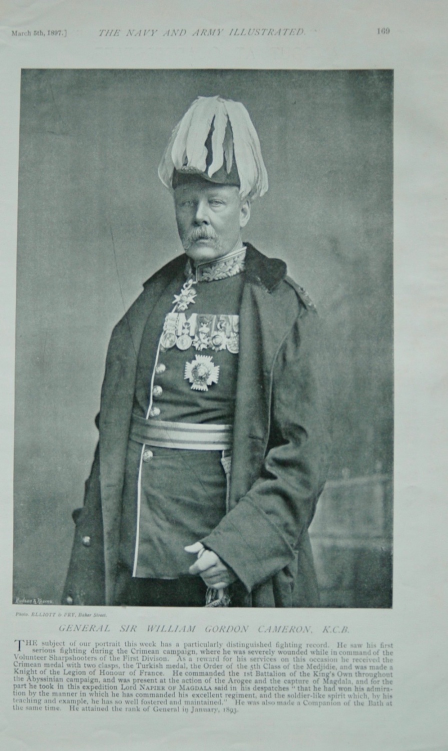 General Sir William Gordon Cameron - 1897