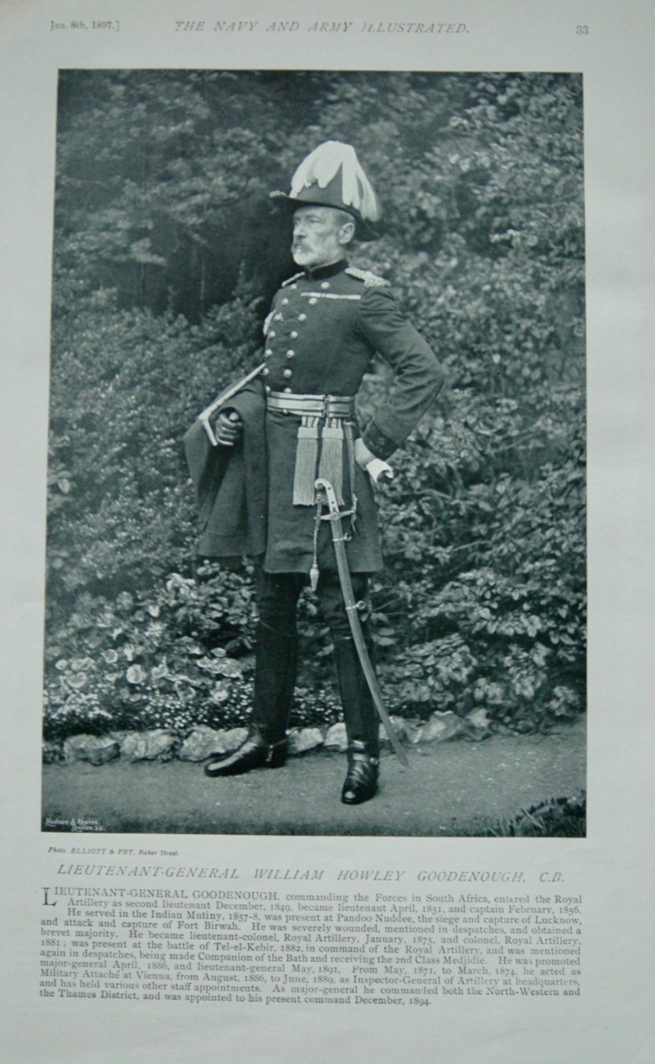 Lieutenant-General William Howley Goodenough - 1897