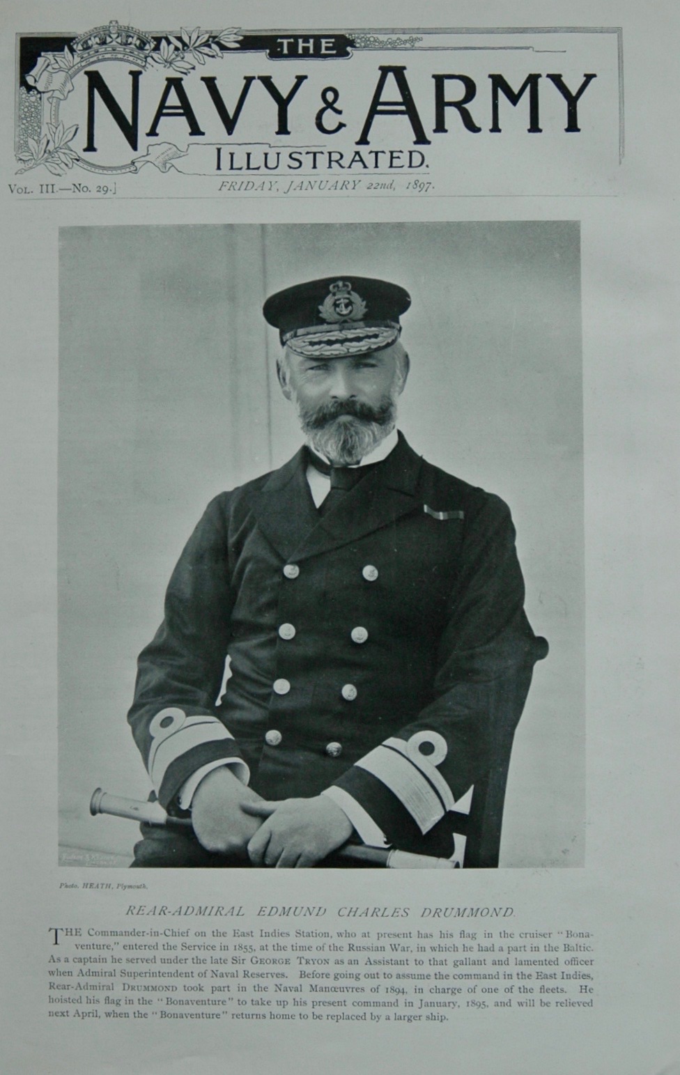Rear-Admiral Edmund Charles Drummond - 1897