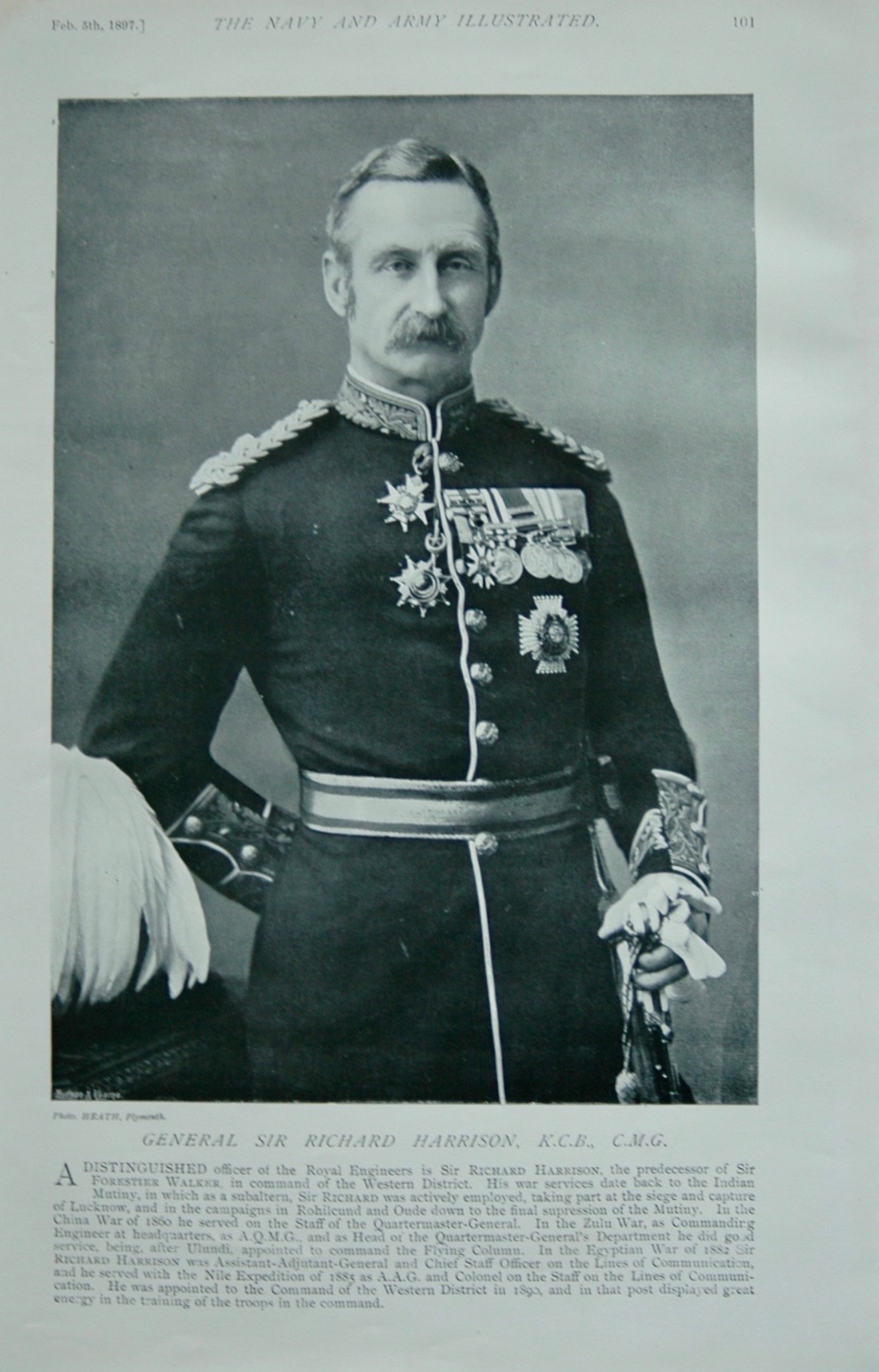 General Sir Richard Harrison - 1897
