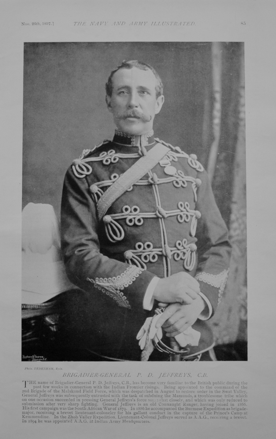 Brigadier General P D Jeffreys - 1897