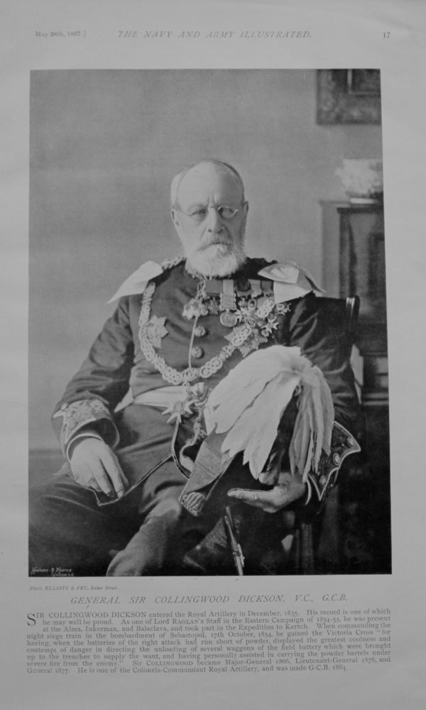 General Sir Collingwood Dickson - 1897