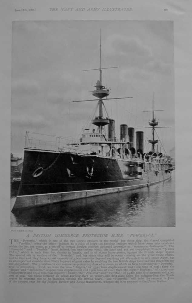 H.M.S. "Powerful". - 1897