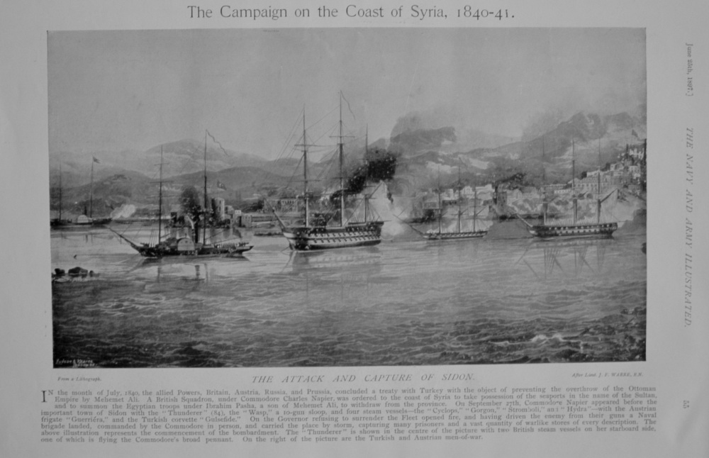 The Campaign on the Coast of Syria. 1897.