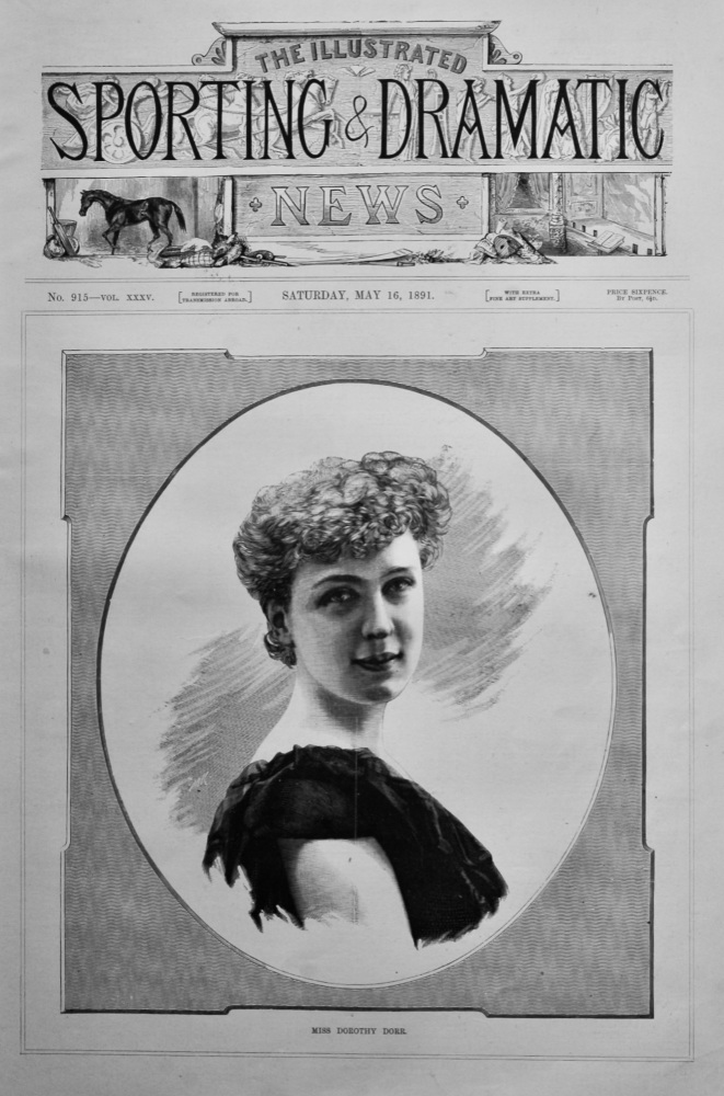 Miss Dorothy Dorr.  1891.