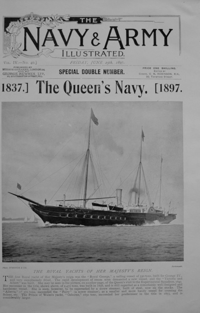The Queen's Navy - 1897.  (Victoria and Albert ).