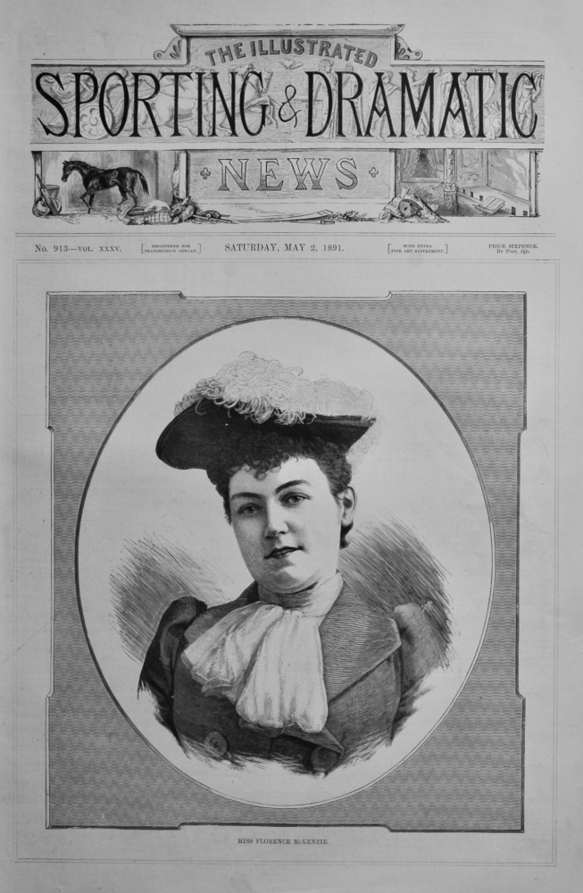 Miss Florence McKenzie.  1891.