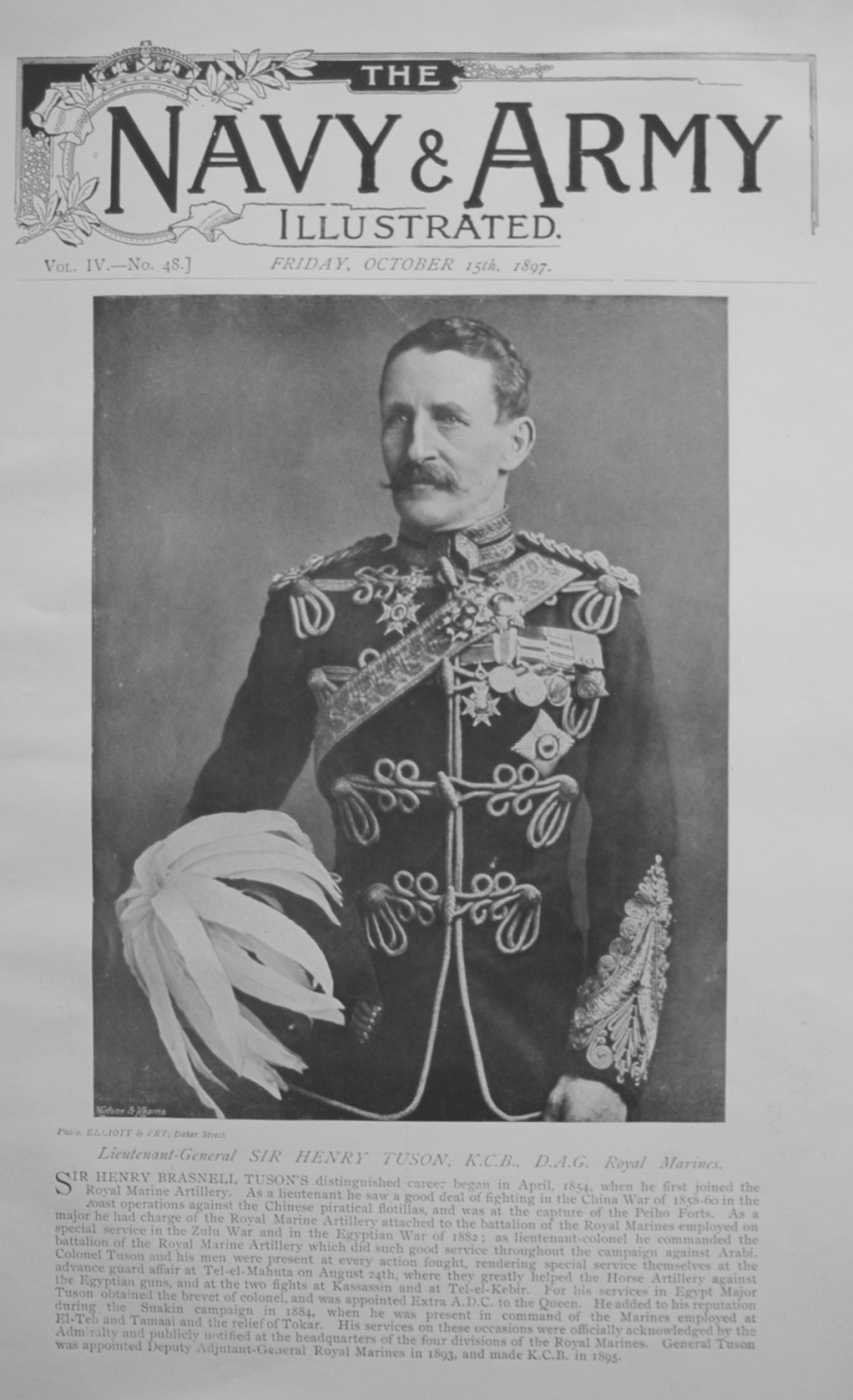 Lieutenant-General Sir Henry Tuson - 1897