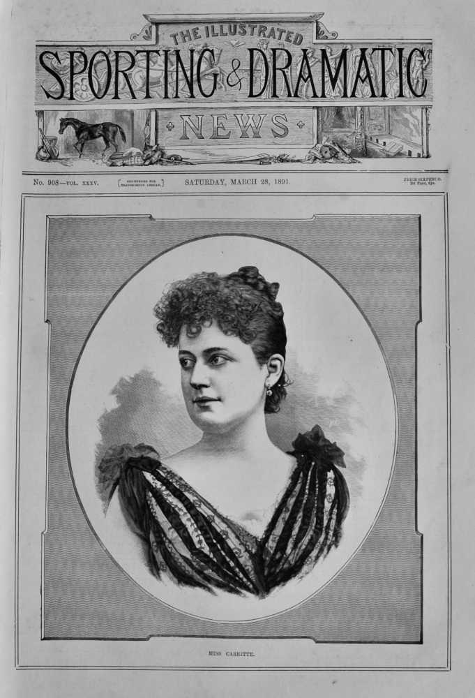 Miss Carritte.  1891.