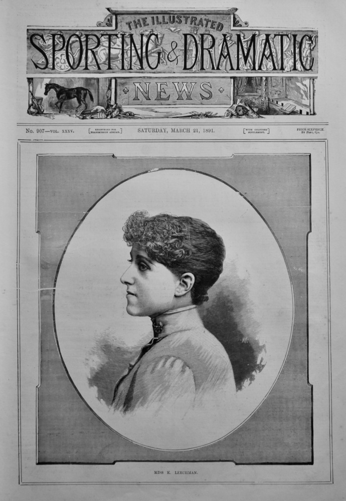 Miss K. Leechman.  1891.