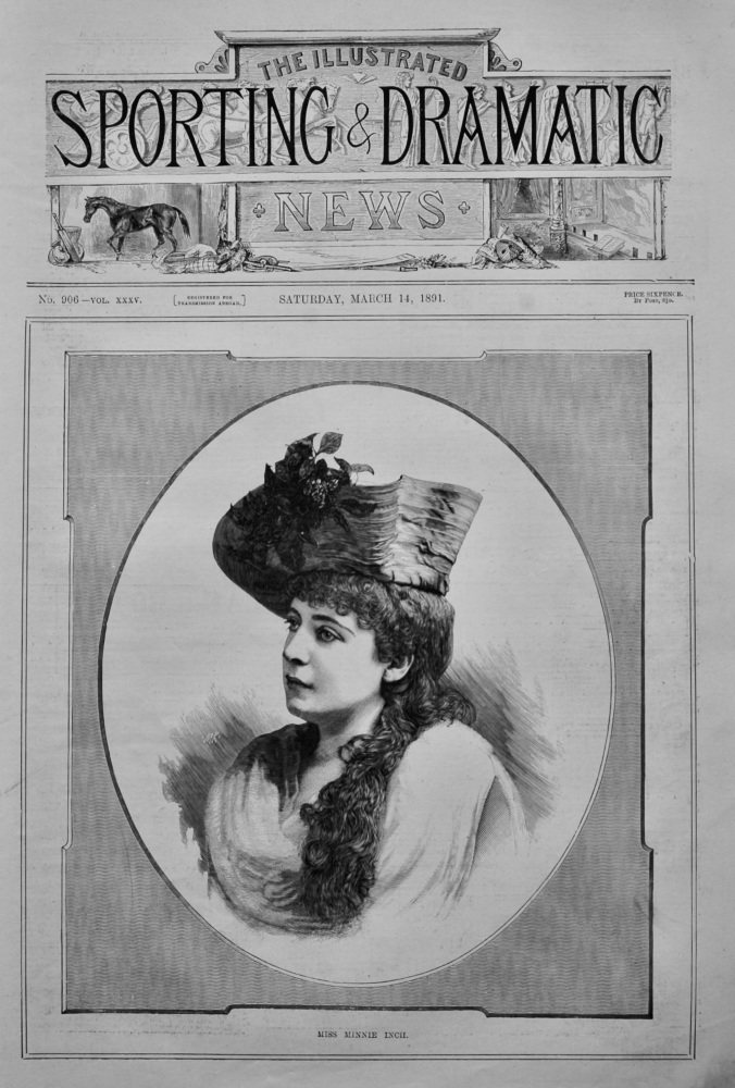 Miss Minnie Inch.  1891.