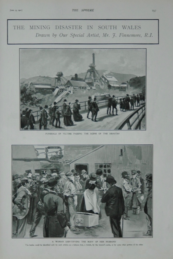 The Mining Disaster in South Wales - 1901