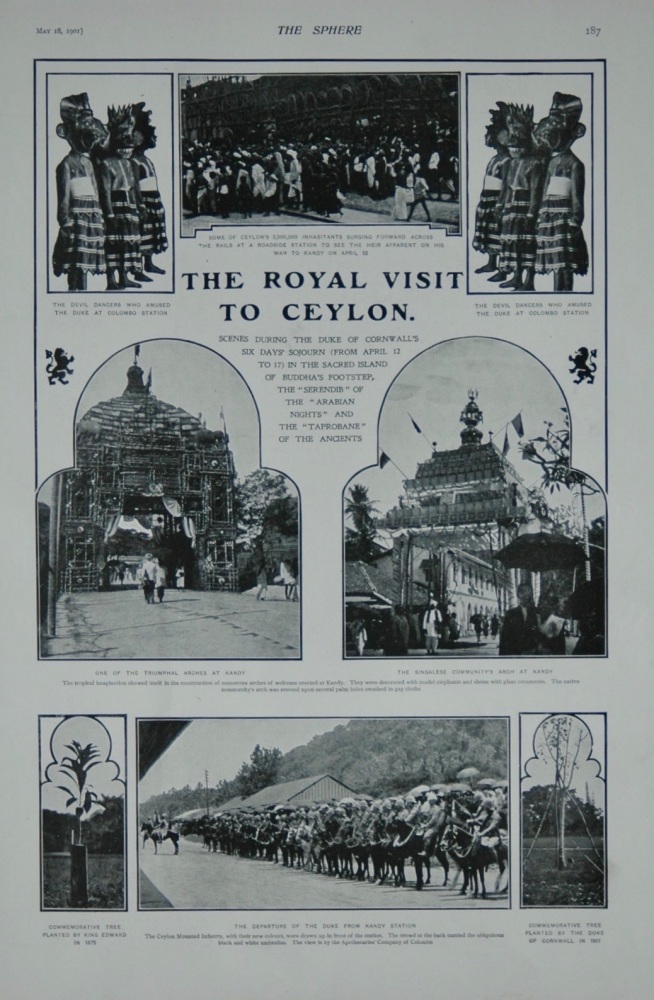 The Royal Visit to Ceylon - 1901