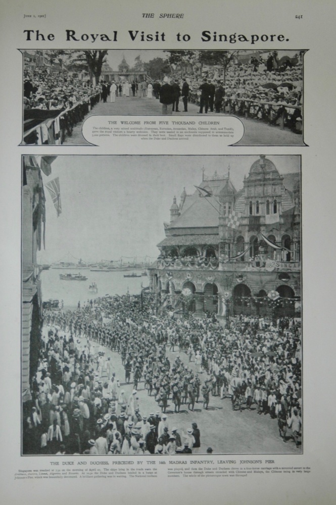 The Royal Visit to Singapore - 1901